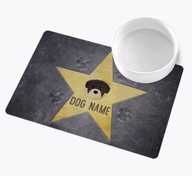 Star of Fame: Personalized {breedFullName} Wipe Clean Placemat